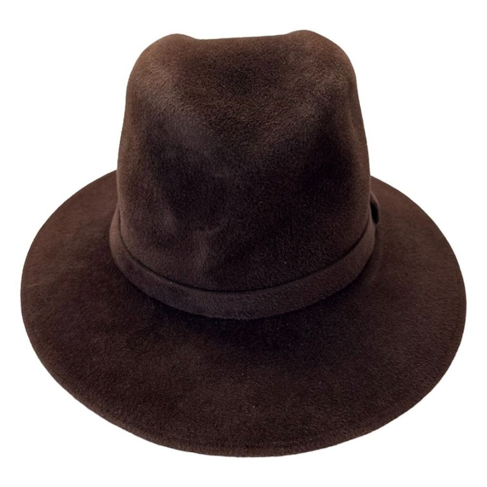 Vintage Brown Launcelot Genuine Velour Hat - Picture 4 of 9